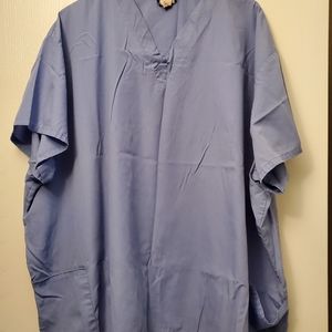 Lot of 4 womens scrub tops, size 6x